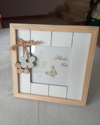 Portafoto da tavolo in legno 