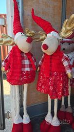 decorazioni natalizie Renna Babbo Natale 