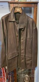 Giaccone uomo pelle vintage Kenzo