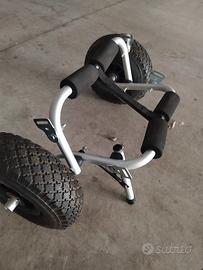 carrellino per kayak canoa 