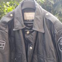Giacca cuoio polizia motociclistica Americana