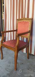 sedia vintage imbottita