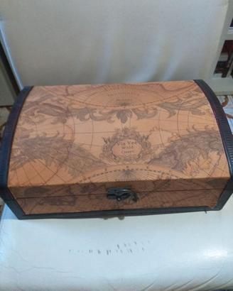 BAULETTO "VIA VEE"  in ebano e ottone.  VINTAGE