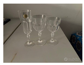 Bicchieri in cristallo di Rocca