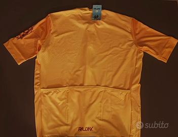 Maglia ciclismo Raudax gialla  taglia XL
