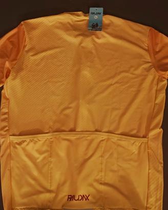 Maglia ciclismo Raudax gialla  taglia XL