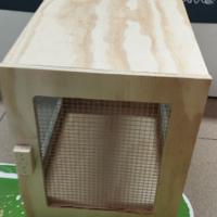 Espositore ANTI-RAPACI per piccoli uccelli 