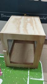 Espositore ANTI-RAPACI per piccoli uccelli 