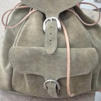 Zaino in pelle scamosciata 