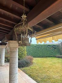 Lampadario da esterno shabby chic