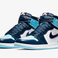 Air Jordan 1 blue chill unc patent