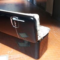 Frigorifero vintage divano Diabolik