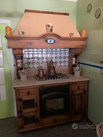 Cucina in arte povera