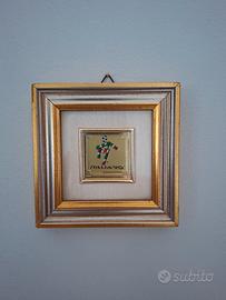 Quadretto Vintage Mascotte "Ciao" - Italia '90 