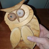 Gufetto in legno, prodotto artigianale