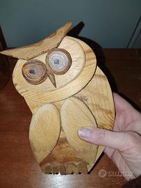 Gufetto in legno, prodotto artigianale