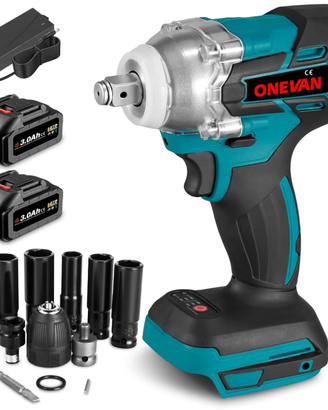 avvitatore a impulsi a batteria, 300 N.m chiave a