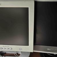 Monitor HP e LG per PC datati