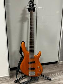 Basso elettrico Cort 5 corde