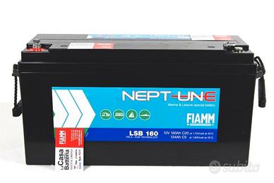 Batteria servizi fiamm 160 ampere 1mese di vita