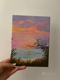 Quadro tramonto