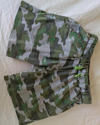 Pantaloncini corti mimetici Melby 3 anni