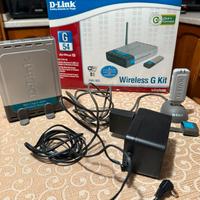Router wireless G kit D-Link DWL 922