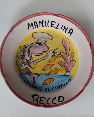 piatto Buon Ricordo Manuelina
