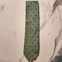 Cravatta raso verde acqua a pois in raso FabioToma