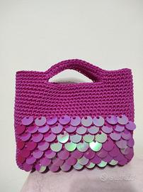 borsa all' uncinetto 