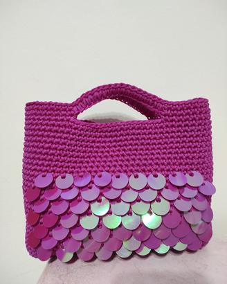 borsa all' uncinetto 