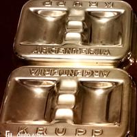 Coppia Posacenere Krupp Milano