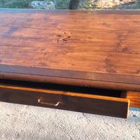 antico tavolo restaurato 