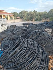 stock tubi irrigazione in polietilene