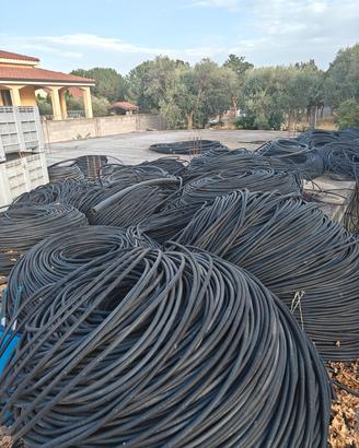 stock tubi irrigazione in polietilene