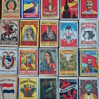 Ampia collezione di fiammiferi