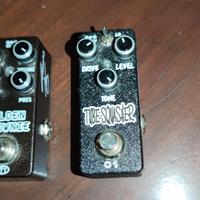 pedali xvive Golden Brownie e Tube squasher