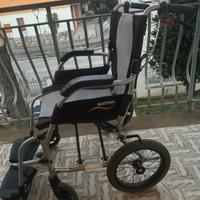 Carrozziere per disabili, leggera pieghevole