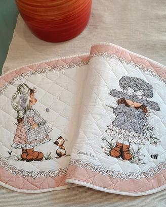 Coppia Tovagliette Americane Vintage Sarah Kay Val