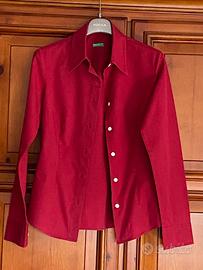 Camicetta rossa Benetton     -     COME NUOVA