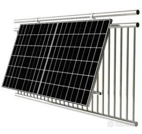 Kit staffe per fotovoltaico da balcone