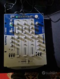 mixer audio numark dxm09 con alimentatore