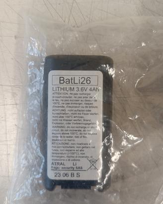 batteria antifurto Daitem BatLi26