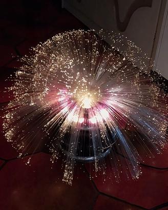 Lampada a fibre ottiche anni 70