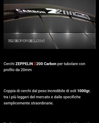 Ruote corsa carbonio light 