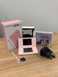 Nintendo DS Lite Rosa con giochi e accessori