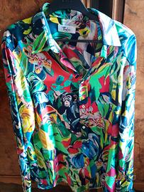Camicia in seta stampata