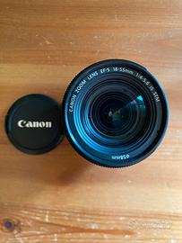 Obiettivo canon EFS 18-55mm f 4-5.6 IS STM