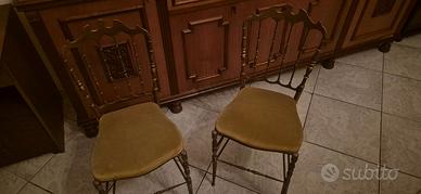 sedie vintage in stile Chiavari