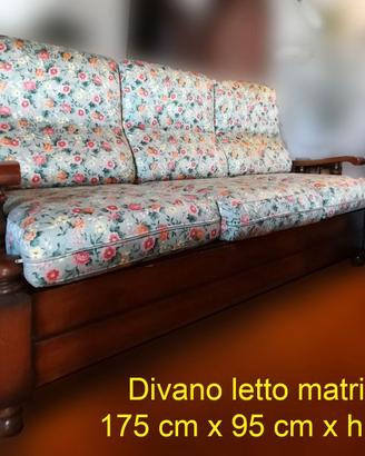 Set arredo completo divano letto e 2 poltrone